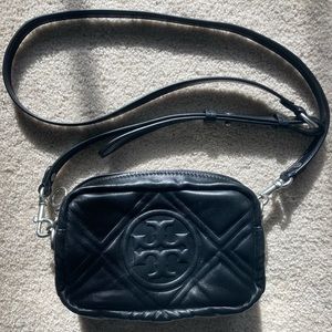 Tory Burch Perry Bombe mini crossbody black